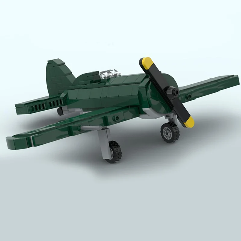 

I-16 Military Fighter Jets Model MOC Building Bricks War Equipment Modular Technology Gifts Holiday Assemble Children Toys