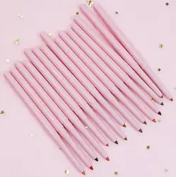 Custom Logo Lip Liner Wholesale Cruelty Free Lipliner Pencil Creamy Waterproof Private Label Cosmetics Pink Nude