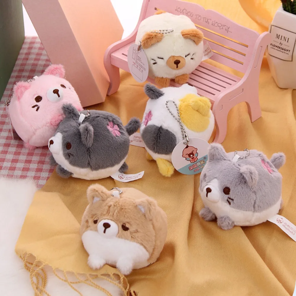 

Animal Doll Cat Plush Keychain Cartoon Cute Small Cat Plush Keyring Anime Kitten Soft Little Cat Plush Doll Pendant