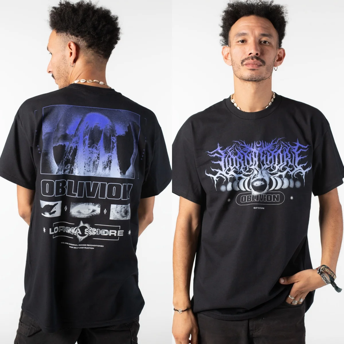 Varsity Sportsgrey Lorna Shore Band T-Shirt Cotton Graphic Tee Men Women Summer Streetwear