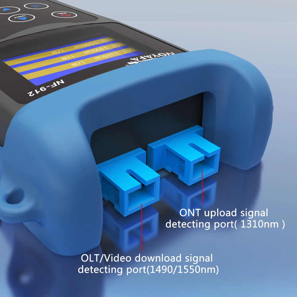 NOYAFA-PON光パワーメーター,ポータブル光ファイバーパワーメーター,scポート付きotdrテスター,NF-912, 1330nm, 1490nm, 1550nm