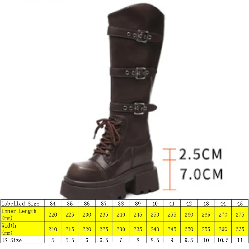 Fujin 9.5cm Microfiber Women Boots Synthetic Boots Leather Autumn Platform Wedge Knee High Fashion British Ankle Spring Shoes