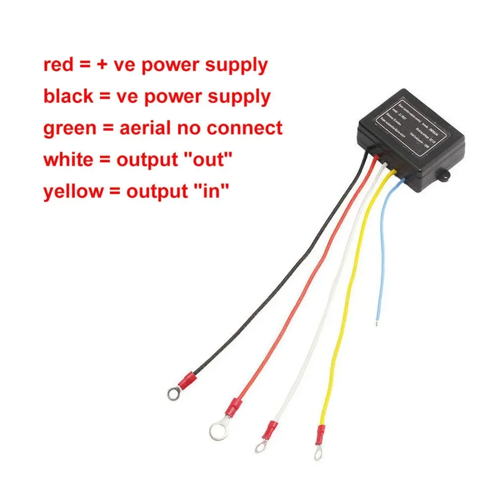 Innovative Design User Friendly Wireless Remote System For Efficient Operation Of Your Electric Vehicle's Winch