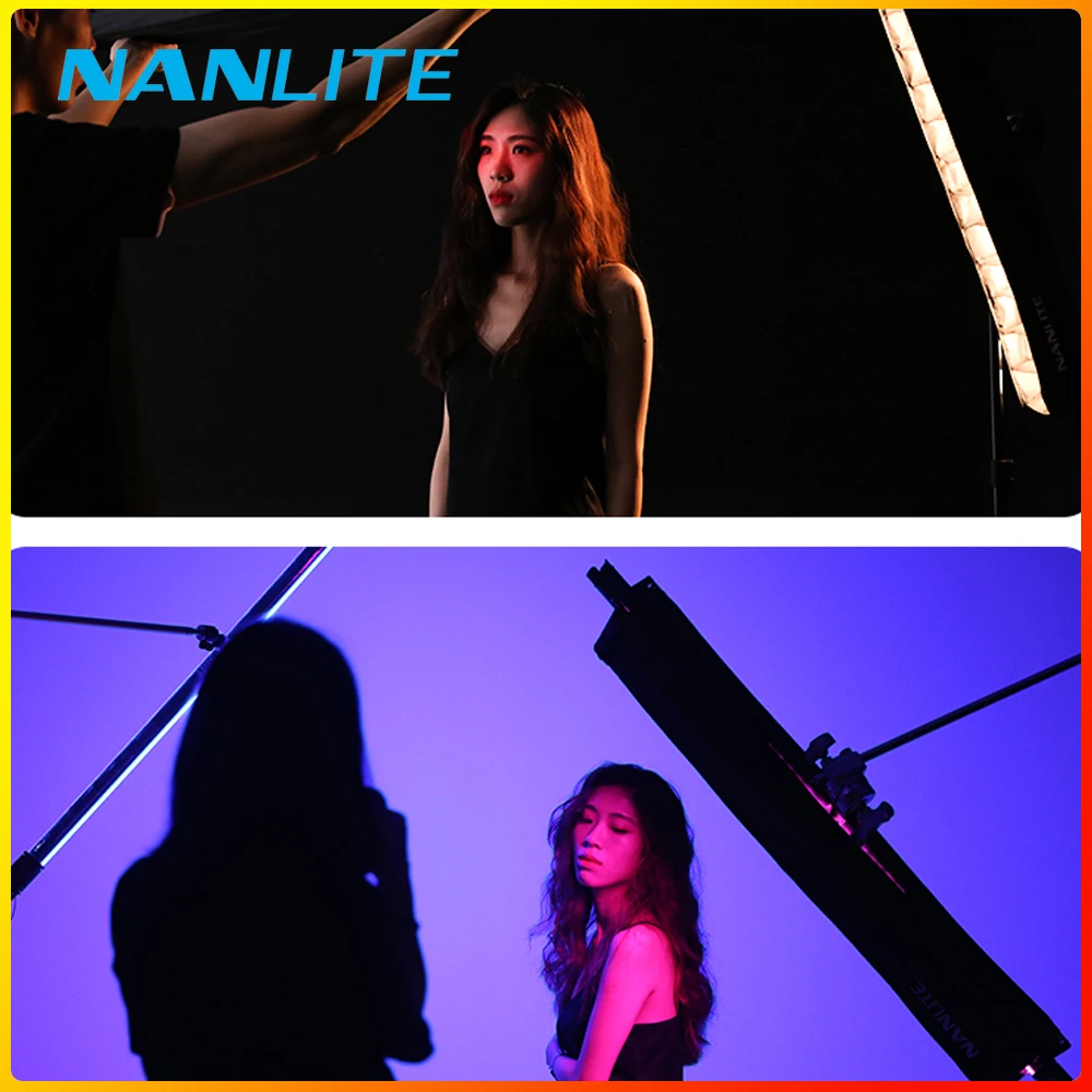 NanGuang NANLITE Barndoor Softbox with eggcrate for PavoTube 15C 30C LED Light