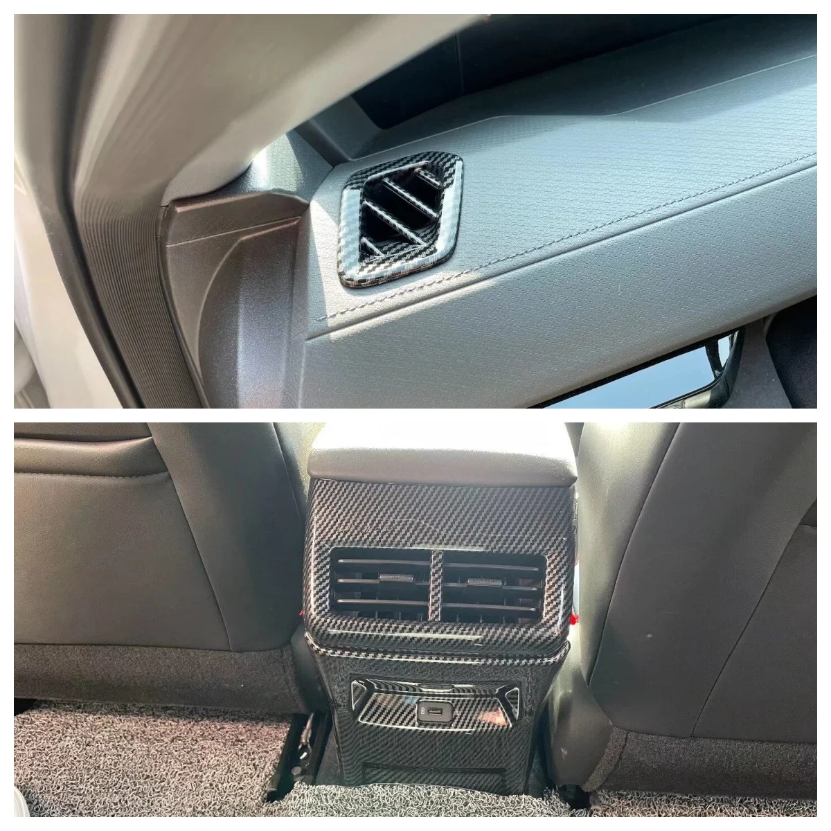 

For Changan UNI-V 2022-2024 Instrument panel rear air outlet decorative protection frame fittings