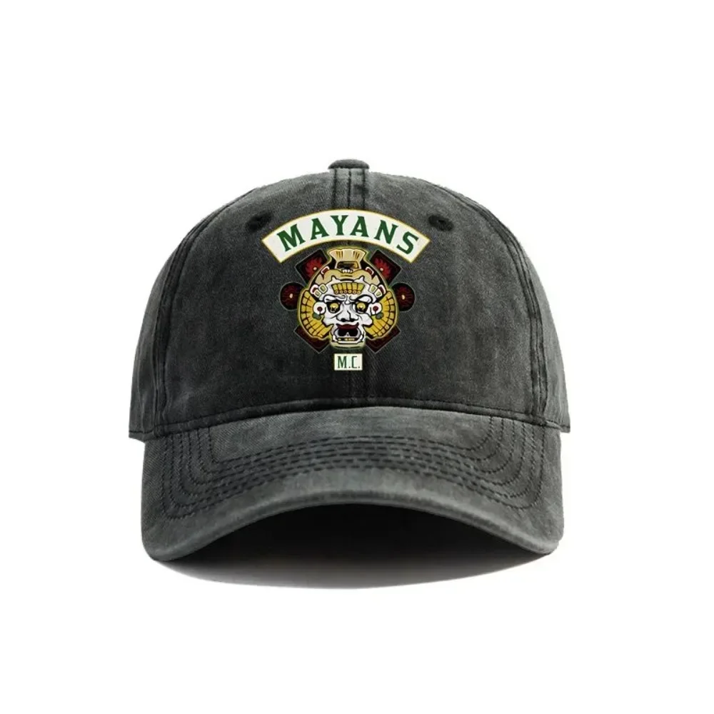 Gorra de béisbol Mayans MC 2026 de verano, estilo retro, ajustable, para hombre, para actividades al aire libre, para club de motociclistas Mayans