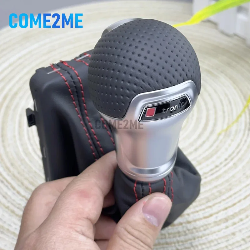 

for Audi A3 S3 RS3 S6 RS6 A7 A6 Golf 7 7.5 GTI Automatic Shift Lever Handle Head Gear Shift Knob With dust cover LHD
