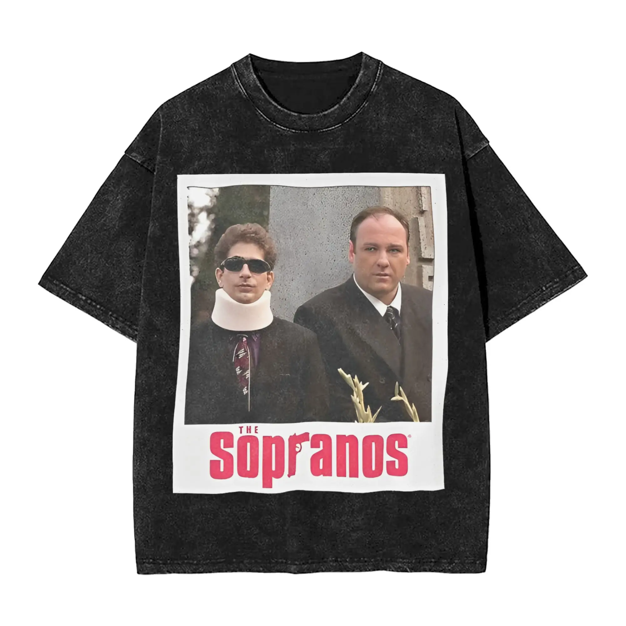 

Tony Soprano T Shirt The Sopranos Movie Hip Hop T-Shirts Short-Sleeve Y2K Tshirt Summer Casual Crewneck Oversized Top Tees
