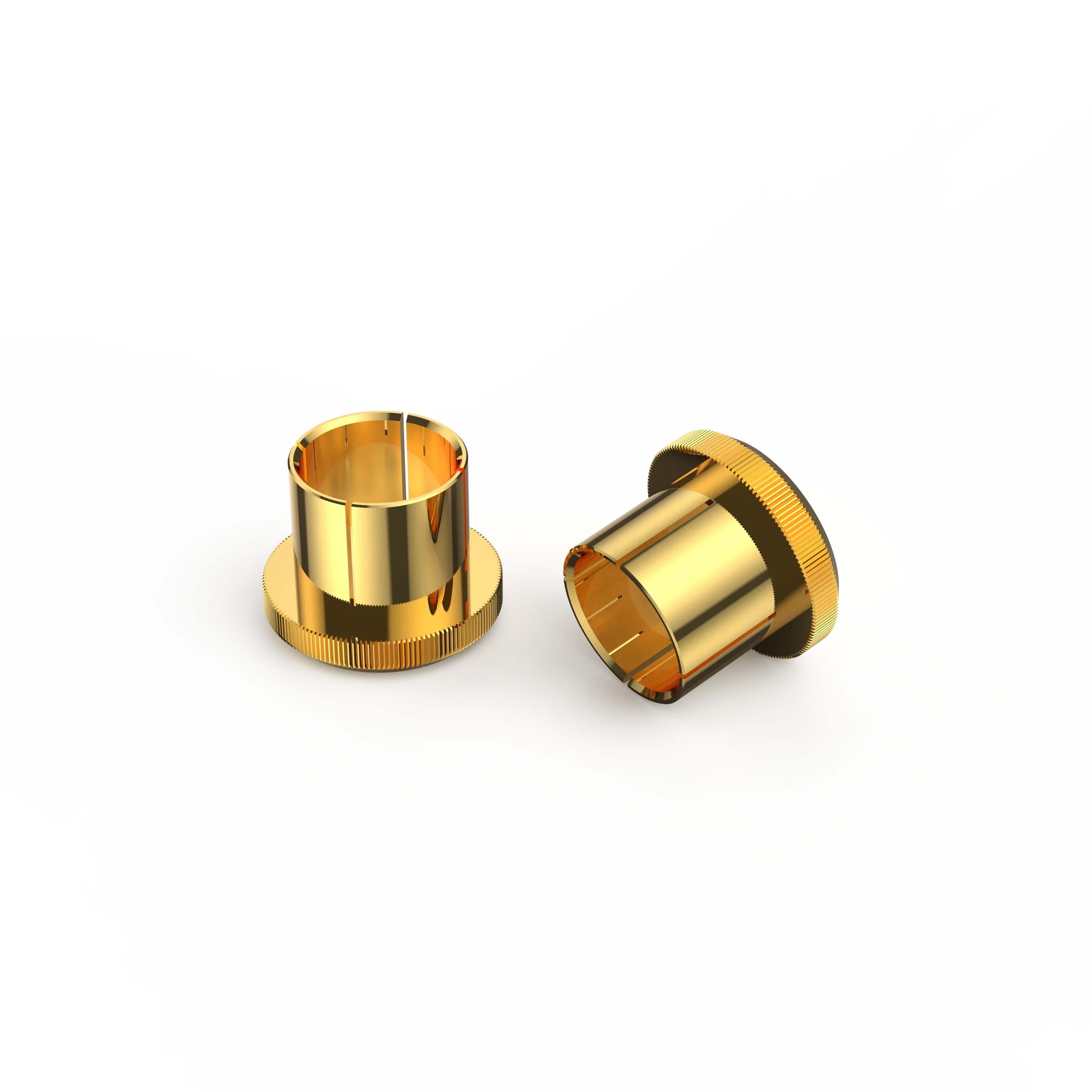 Audiocrast 4/8Pcs Noise Stopper 24K Gold Plated Copper RCA Plug Caps Audio RCA Jack Dust Protection Cover
