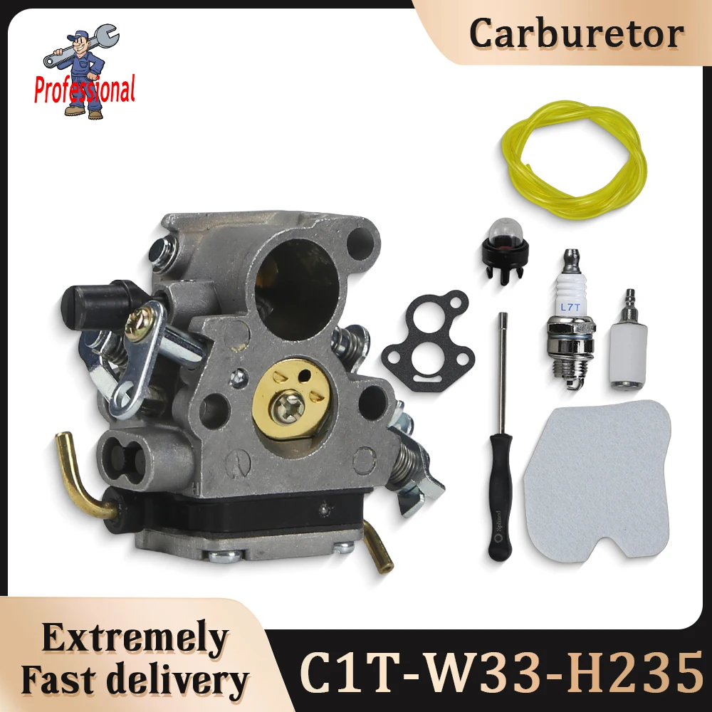 

Carburetor Kit For Husqvarna 235 235E 236 236E 240 240E CS2238 CS2234 Zama C1t-w33 574719402 545072601 Chainsaw Engine
