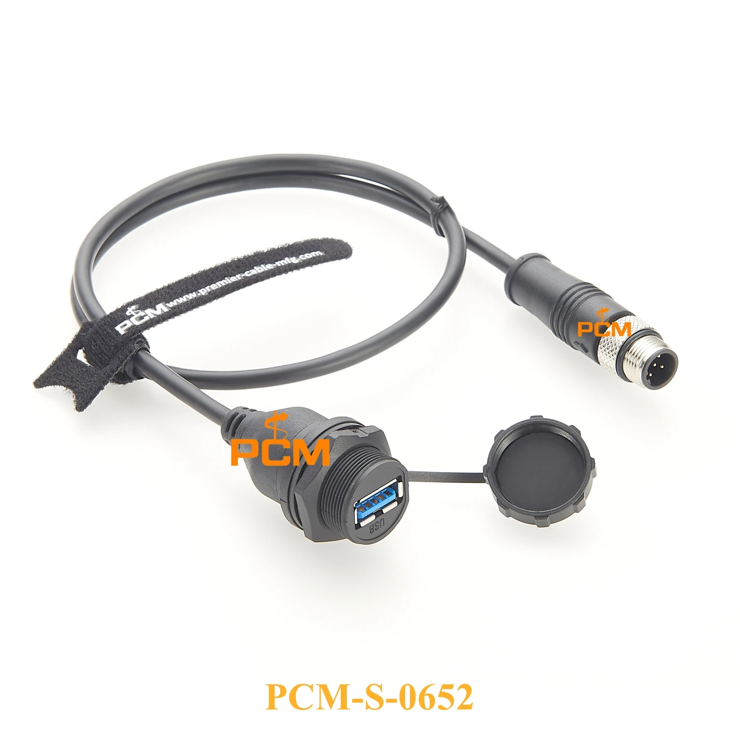 Kabel złącza M12 do USB 5-pinowy do 3.0 USB IP67 kompatybilny z IFM EC2099 dla wyświetlaczy i modułów dialogowych PDM360 NG