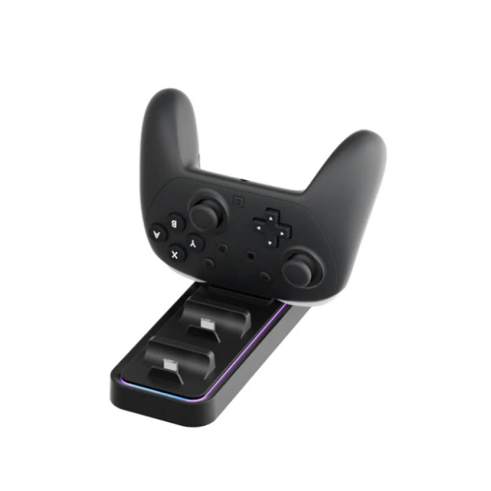 

3в1 Type C игровая ручка зарядная док-станция многофункциональные аксессуары для Switch2/Switch2 Pro разделенный контроллер настольное зарядное устройство Pad