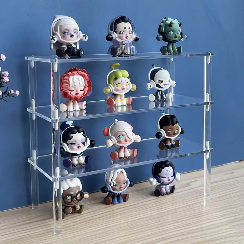 

Clear Acrylic Display Riser Stand for Funko POP Figures, Cupcake Cosmetic Perfume Clay Doll Jewelry for Display Stand Organizer