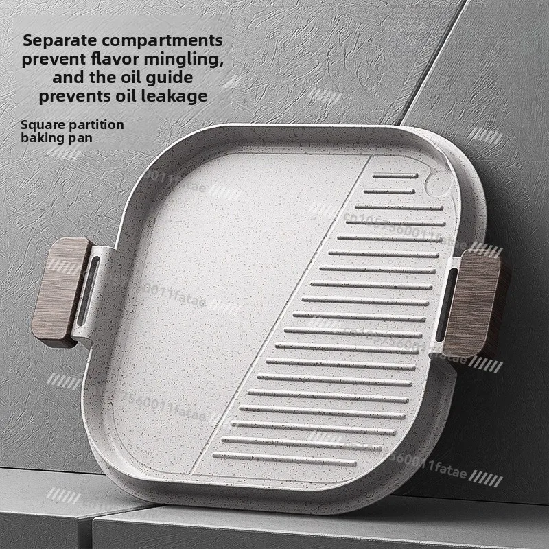 

Сковорода-гриль с антипригарным покрытием для индукционных варочных панелей на открытом воздухе, газовая плита для кемпинга, барбекю, идеально подходит для кемпинга и барбекю