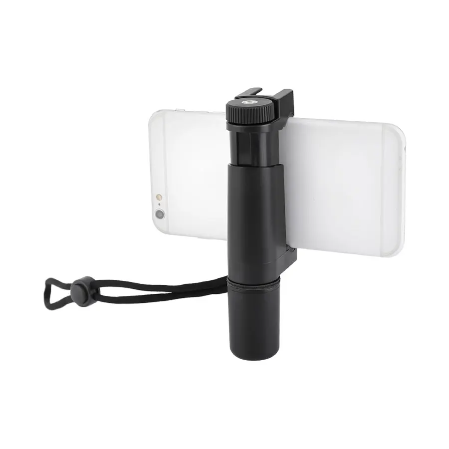 HDRIG Pro-empuñadura de vídeo para Smartphone, montaje de zapata fría, nivel gradiente, tornillos de rosca de 1/4 "y ancho entre 55mm y 95mm