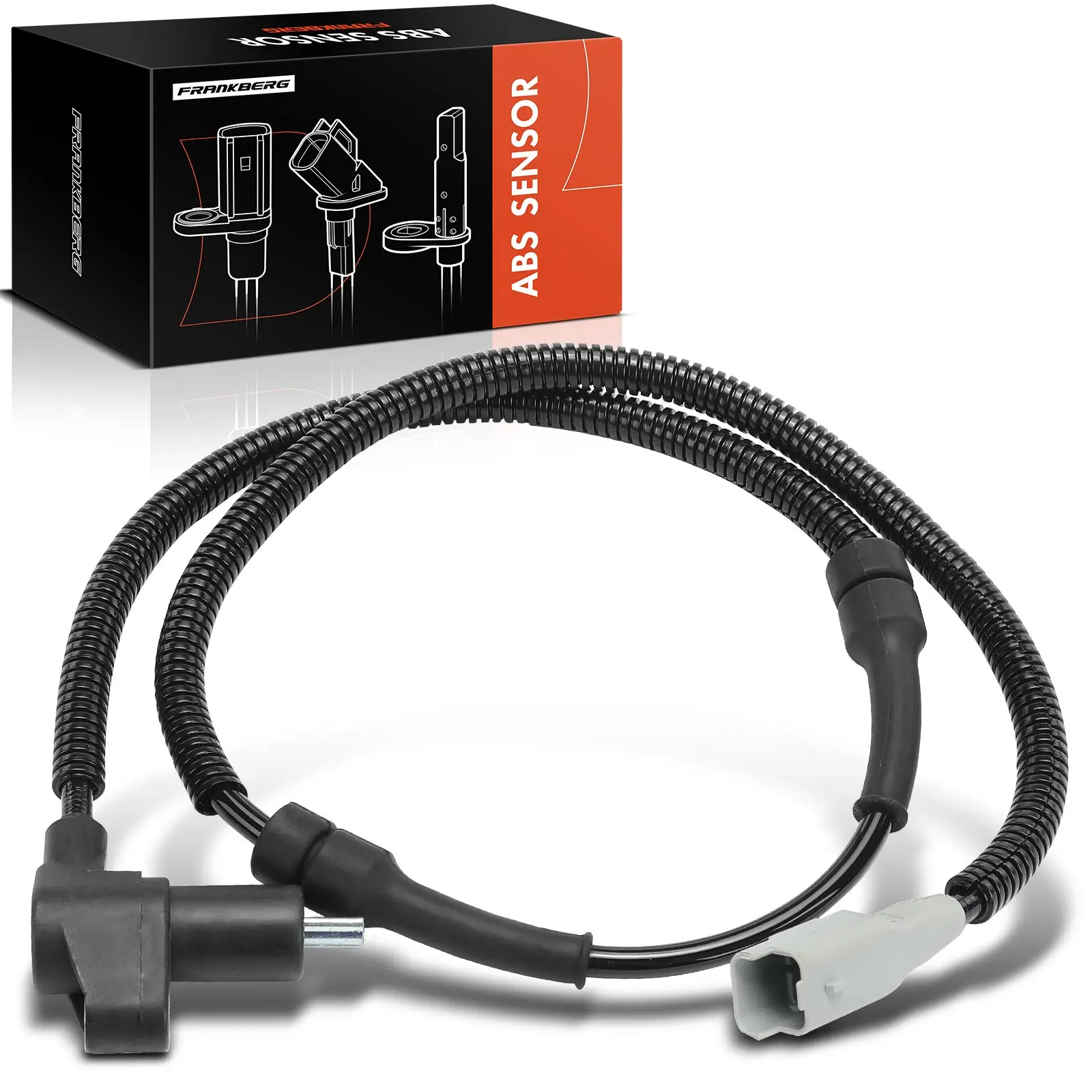 Frankberg 1x ABS Sensor Achteras Links Rechts voor Citroën Jumpy Box Fiat Scudo Bus Peugeot Expert Partner 60417 14916620