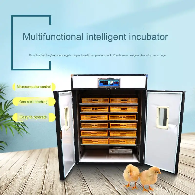 Fully Automatic Electric Incubator Machine For Hatching Eggs 192 256 1000 Egg Incubator