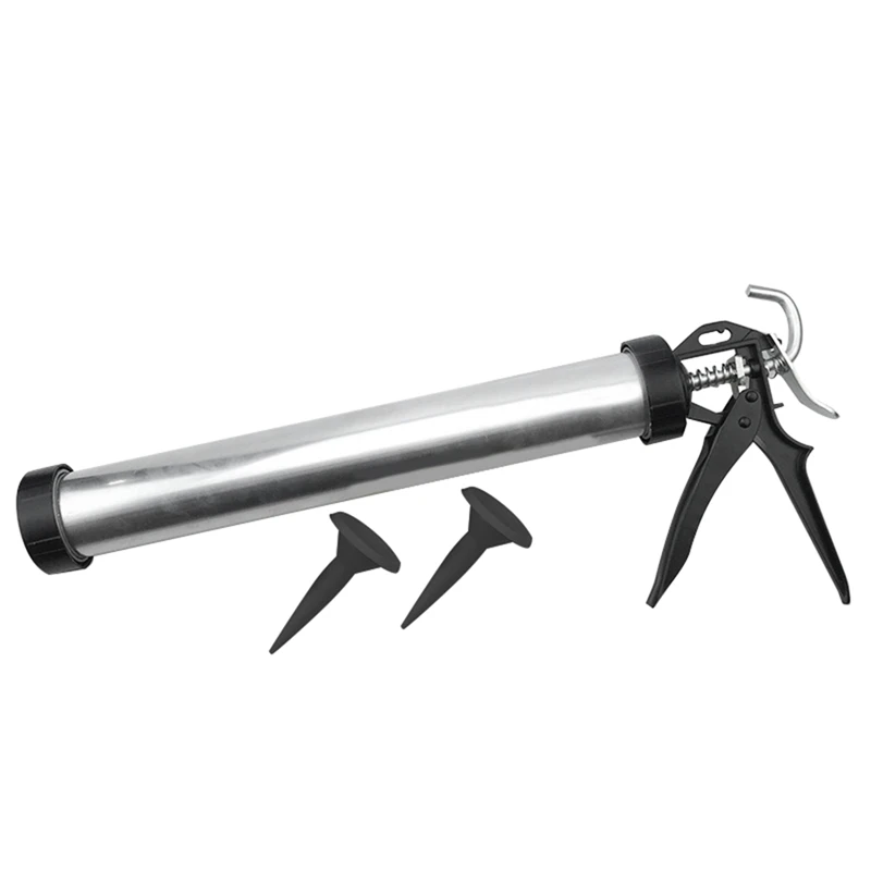 

ABJI-Structural Glue Gun Aluminum Alloy Glue Gun Lightweight Soft Glue Gun Revolving Frame Caulking Tubular