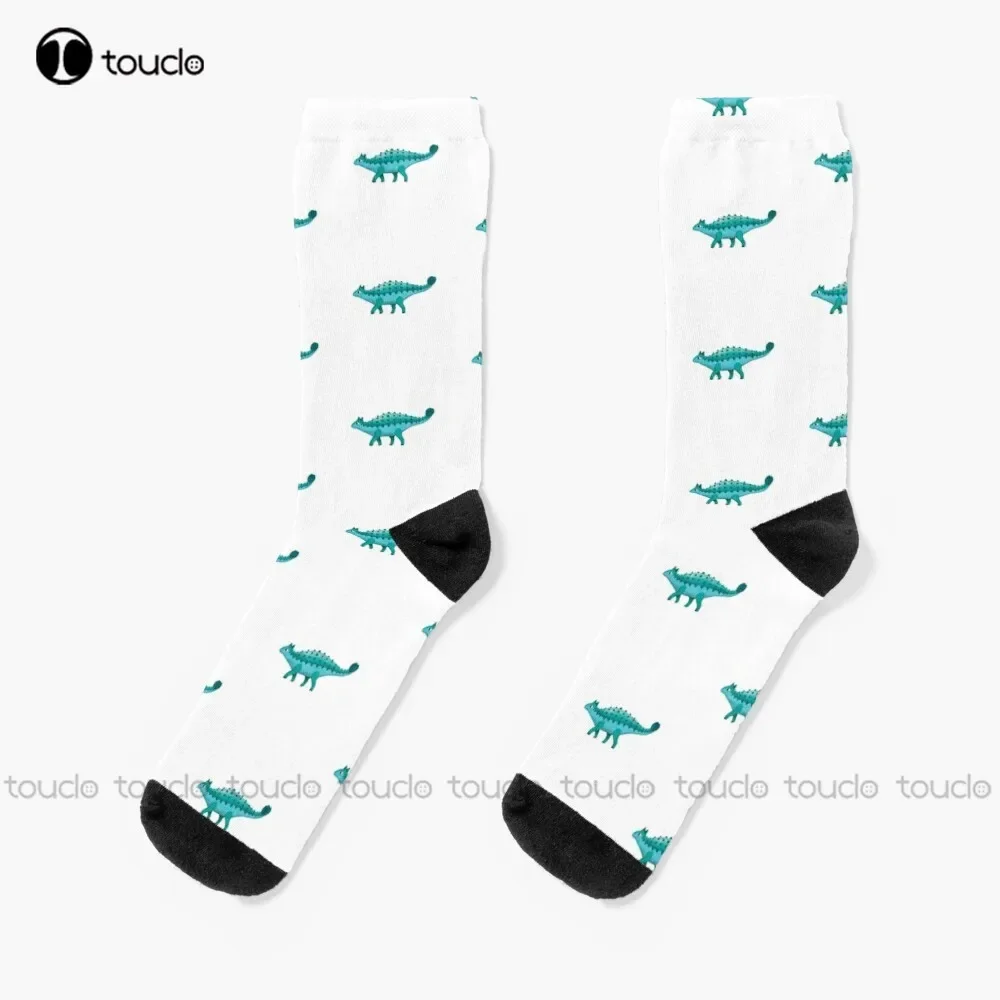 

Ankylosaurus Socks Cartoon Socks Unisex Adult Teen Youth Socks Personalized Custom 360° Digital Print Hd High Quality