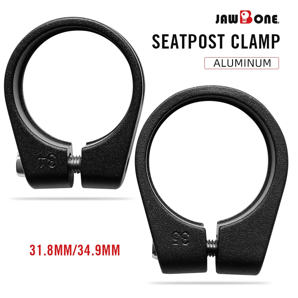 JAWBONE Bike Seatpost Clamp 6061 Aluminum Alloy Lightweight for 25.4/27.2/30.4/30.8/30.9/31.6mm MTB Road Bicycle Saddle Lock