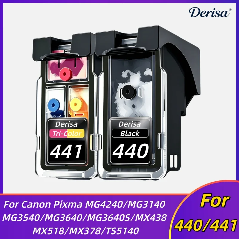 Compatible for PG440 CL441 Ink Cartridge For Canon PixmaMG4240 MG3140 MG3540 MG3640 MG3640S MX438 MX518 MX378 TS5140