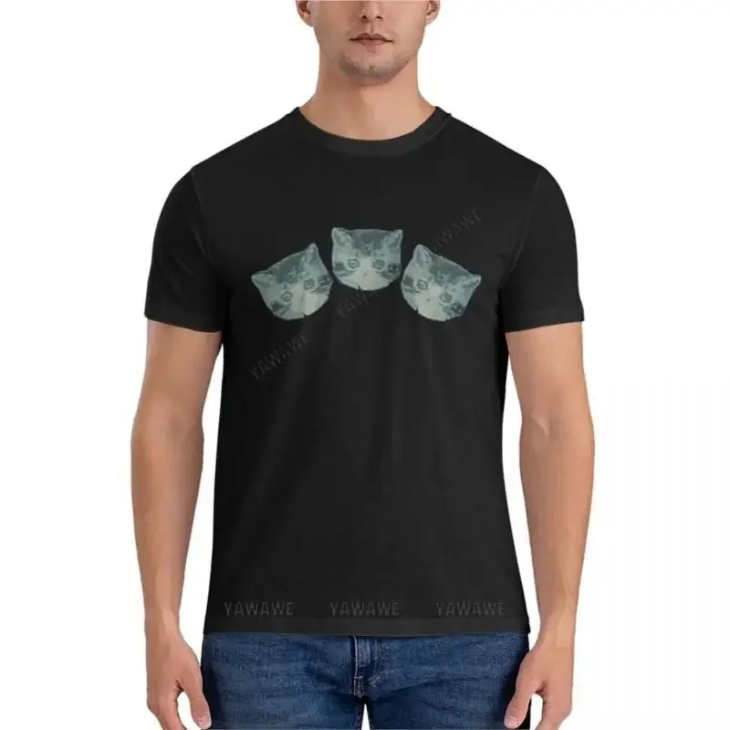 Ugly Kitties-Camiseta clásica Boris Pavlikovsky para hombre, ropa de algodón, de talla , para el sudor