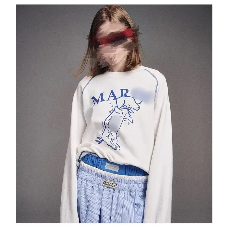 جيمو يوان مارد ذيل اللؤلؤ البلوز القصير رقيقة الكتف إدراج المرأة نمط جديد أسود وردي الكلب الألماني الأعلى القطن جولة الرقبة #2