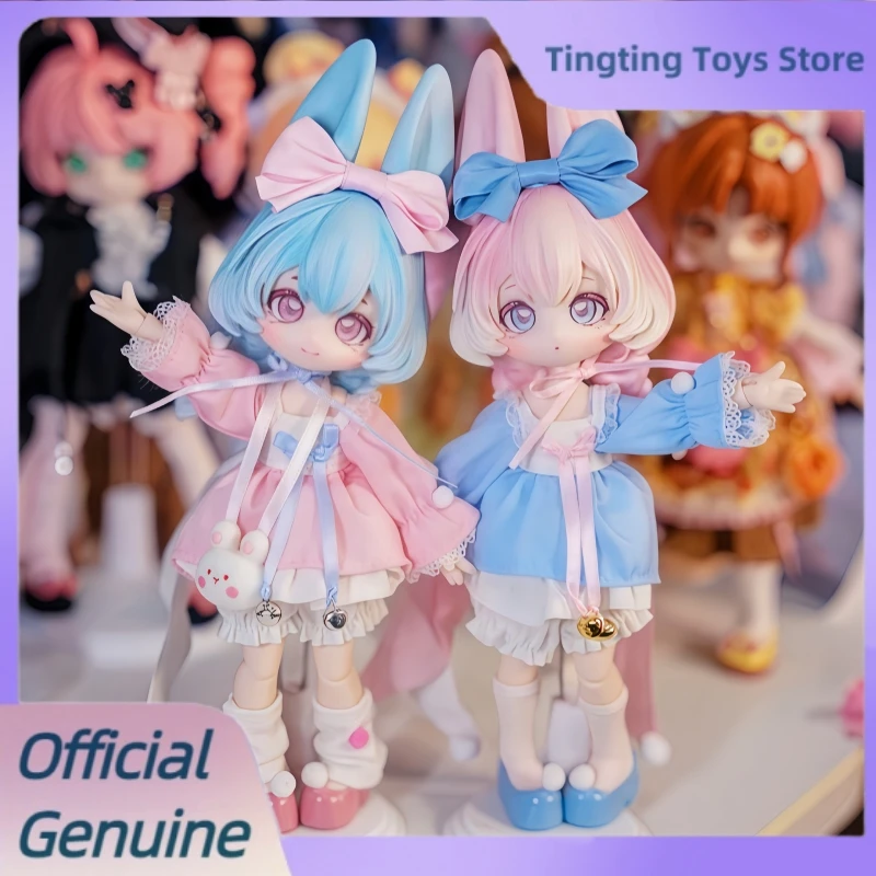 

Genuine Inedible Doll 1/12 Bjd Inedible'S Jump Lunar Time Bunny Baby Series Mystery Box Kawaii Action Figure Model Toy Gifts