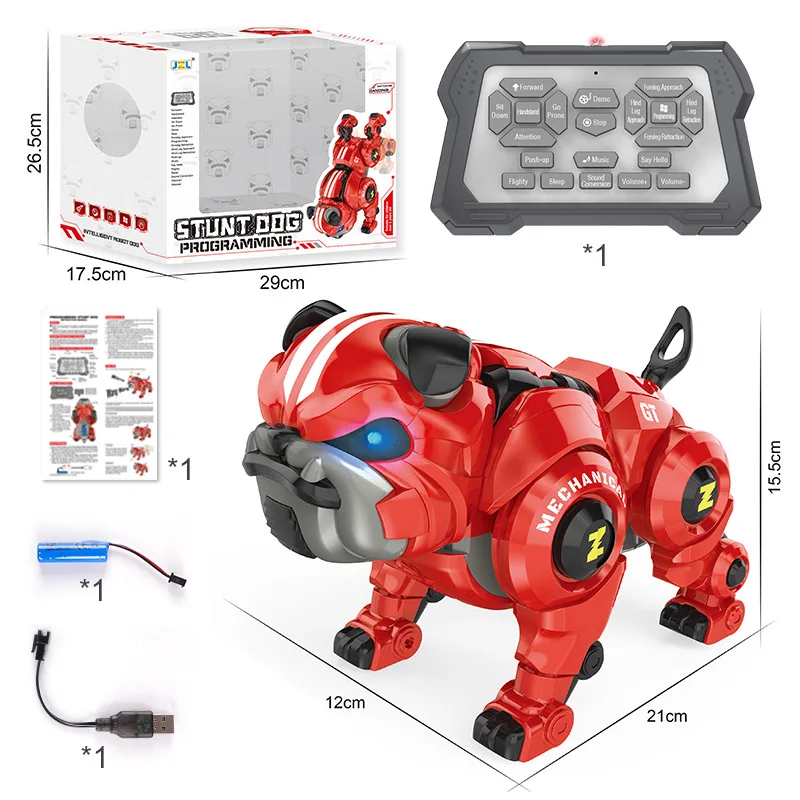 インテリジェントロボット犬のタッチセンシングプログラミング,機械式犬,リモコン,電気玩具