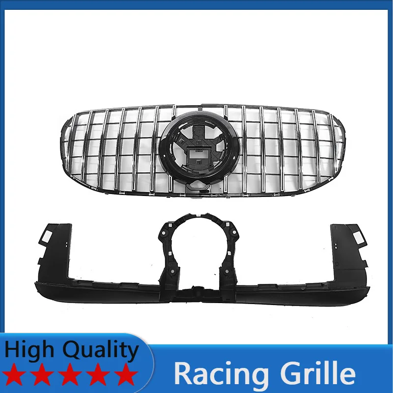 

For Mercedes GLS X167 2020-2023 Year Racing Grille Front Bumper Grill Body Kit Accessories - G-T Style