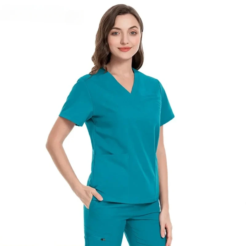 

New Operating Room Upgrade Uniform Scrubs Hospital Working Scrubs Set Medical Supplies Nurse Dental Surgery Suit Workwear XS~XXL