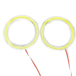 60MM 70MM 80MM 90MM 95MM 100MM 110MM 120MM COB Angel Eyes Halo Ring Автомобіль Мотоцикл DRL Протитуманні фари Світлодіодні фари Лампа DC 12V