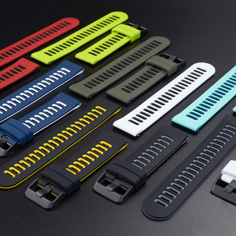 Ремешок силиконовый для Xiaomi MiWatch S1, спортивный сменный Браслет для наручных часов, 22 мм, активный цвет