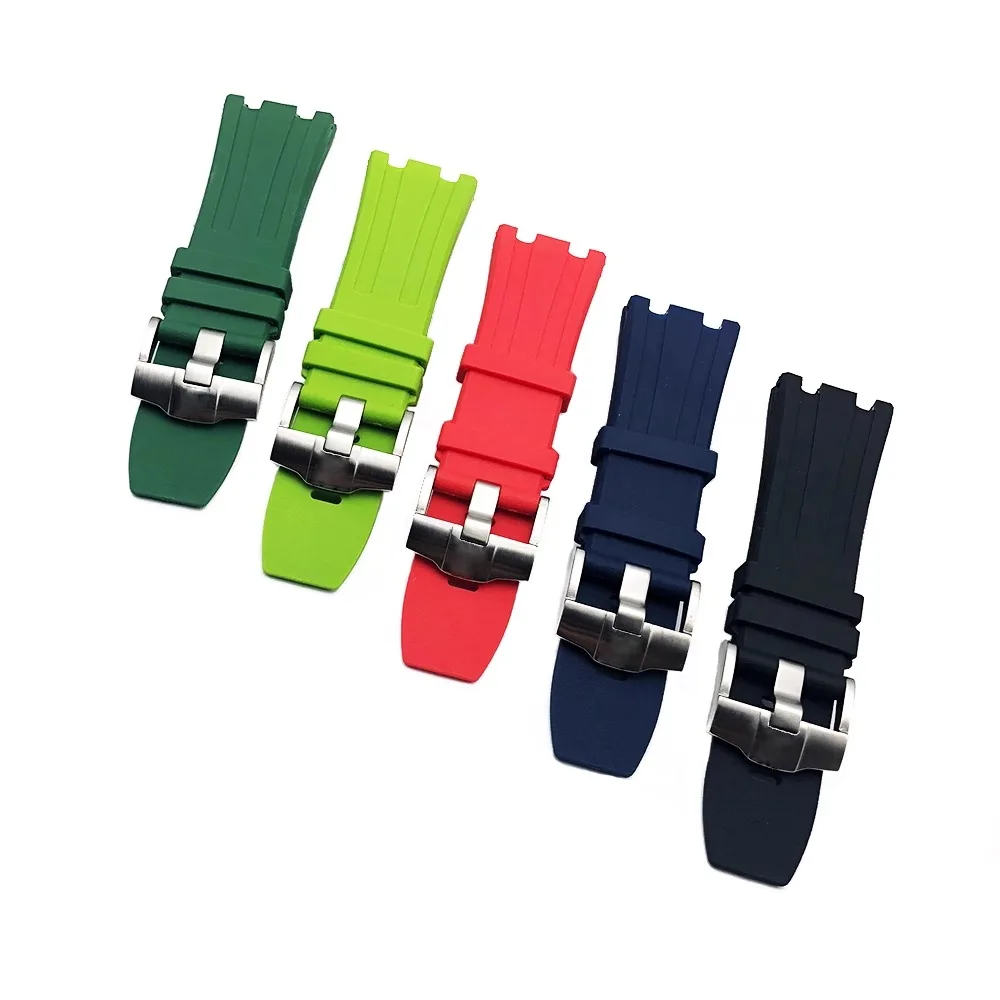 Adatto per cinturino in silicone AP Royal Oak Offshore Series 15710 15703 cinturino in gomma da 28 mm