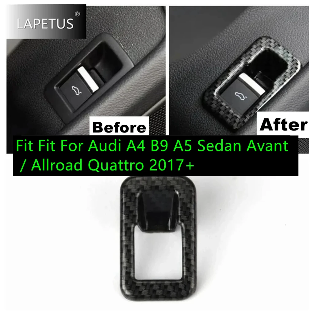 

Auto Rear Tail Trunk Door Switch Control Button Decor Cover Trim Fit For Audi A4 B9 A5 Sedan Avant / Allroad Quattro 2017 - 2020