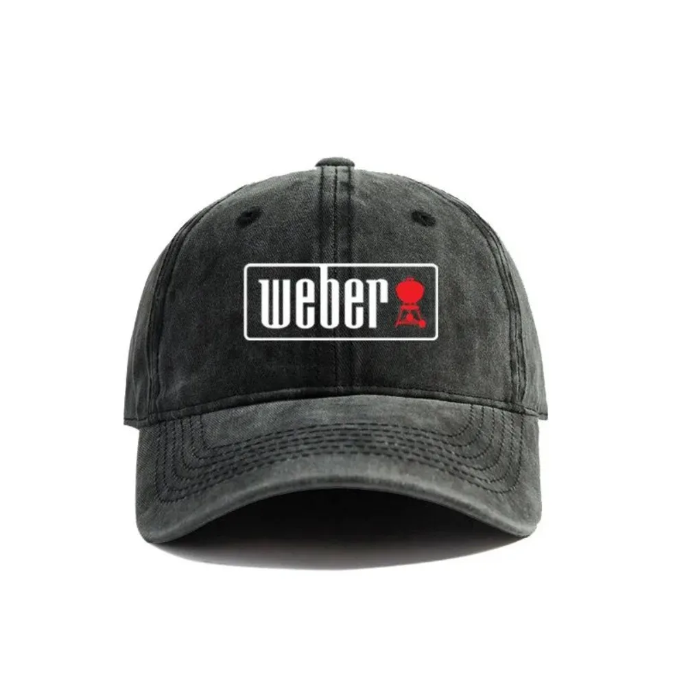 

Лето 2029, бейсболки для барбекю Weber, потертые шляпы, кепка для папы, мужские и женские уличные летние регулируемые шапки в стиле ретро, MZ-261