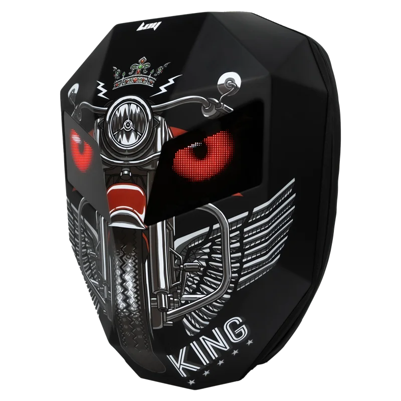 라이더 오토바이 LED 배낭 라이트 블루투스 학교 가방 하드쉘 오토바이 타고 전체 헬멧 배낭 Rugzak