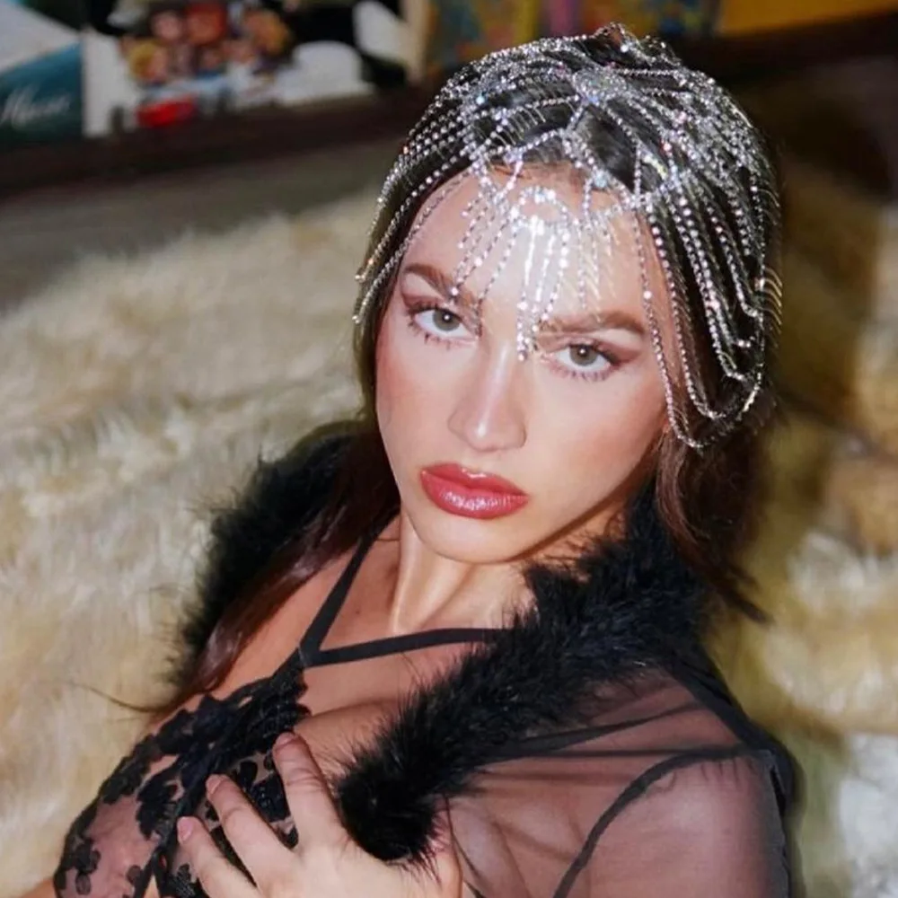 tiara-de-strass-com-zirconia-floral-central-recorte-vazado-multicamadas-franja-longa-de-borlas-e-corrente-para-a-testa-para-noivas-carnaval-e-palco