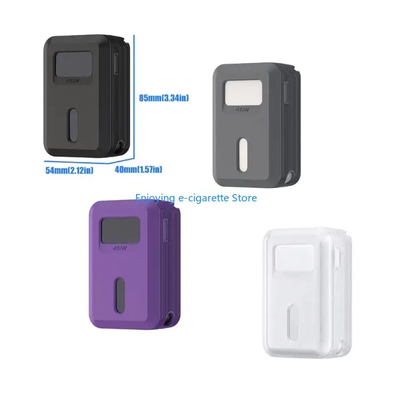 Powerbank-Silikonhülle für A1638 45 W 10000 mAh mit Bildschirmfensteröffnung Y4QF – Detail 6