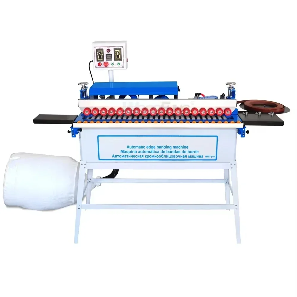 MY07pro automatic edge banding machine with gluing, trimming,buffing and end cutting for straight and curve