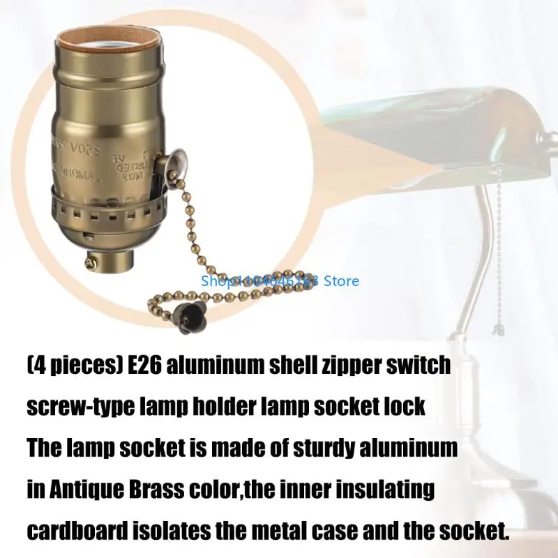 4 Pacote E26 Base parafuso da lâmpada da lâmpada temperatura Bulbos resistentes Ajustamento luz