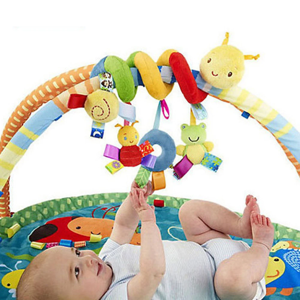 Baby-Spiralen zum Aufhängen, Kinderwagen, Autositze, bunte Cartoon-Eltern-Kind-Interaktion, Lernspielzeug