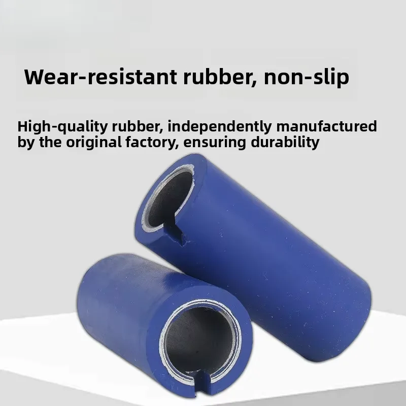 Woodworking Edge Bander Feeding Rubber Roller, Manual Belt Press Coating Wheel with Bearing, Machine Accessories