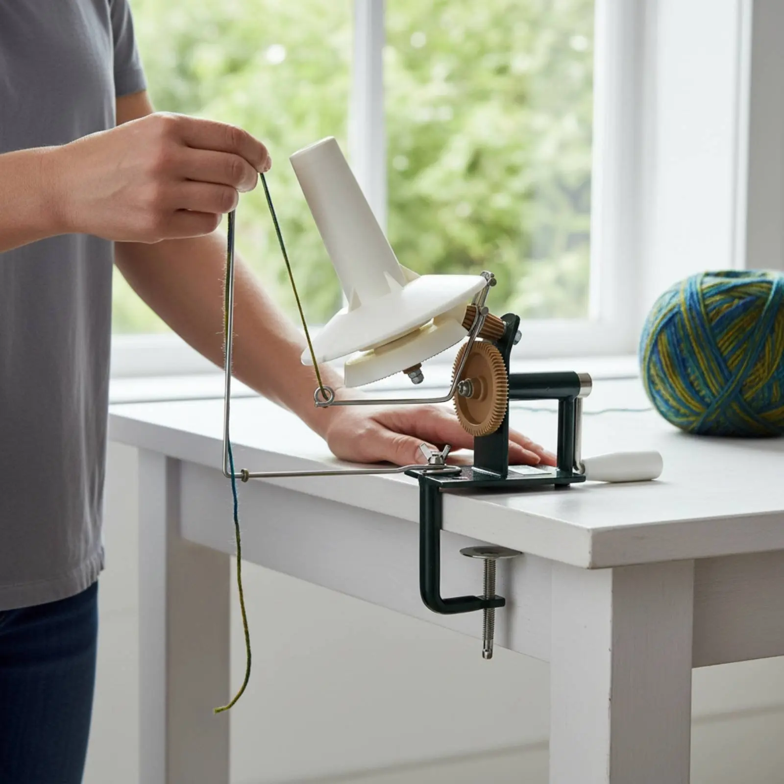 

Мощная моталка для пряжи с креплением на стойку, ручная, с низким уровнем шума, долговечная