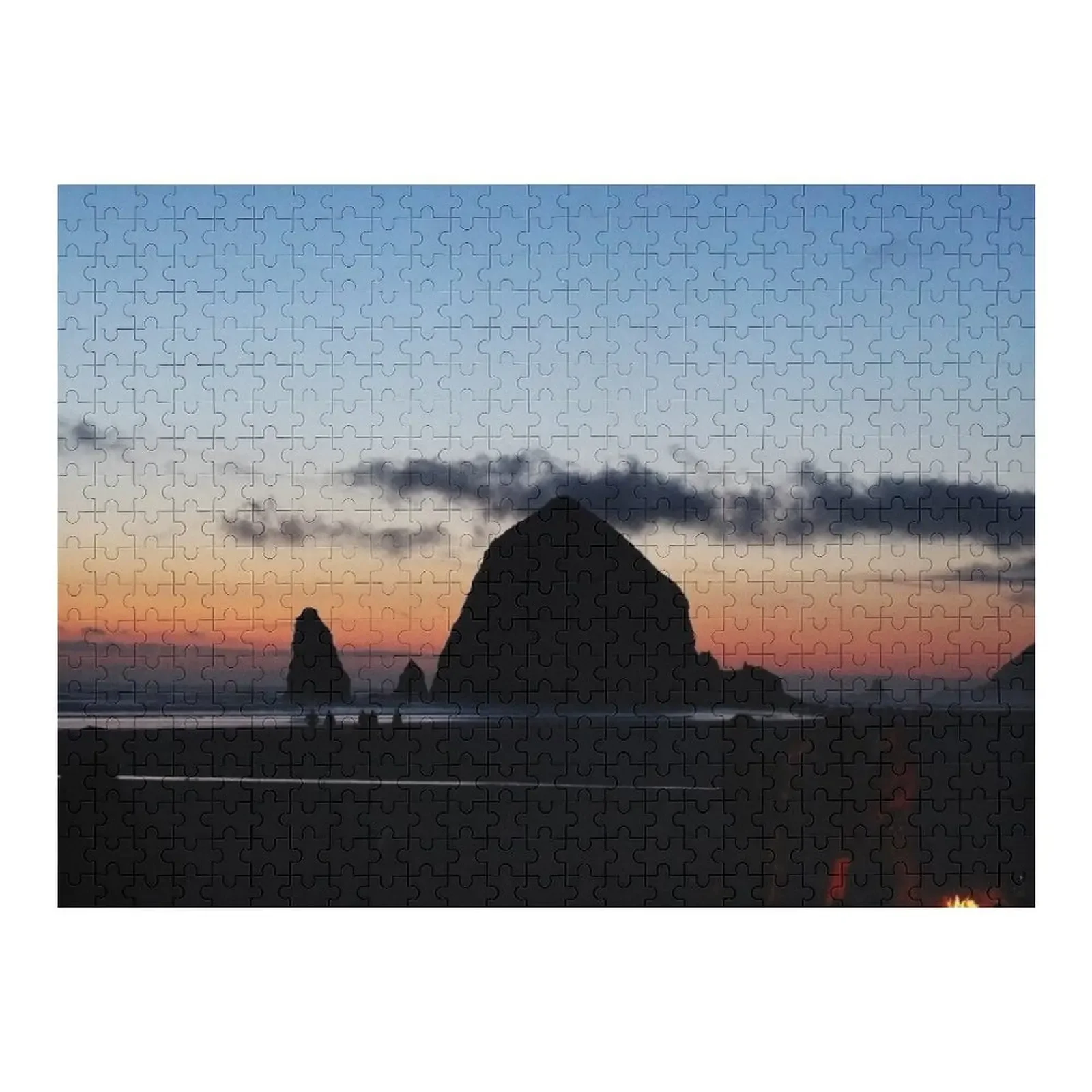 

Закат в стоге сена Rock at Cannon Beach, ИЛИ Пазл Персонализированные деревянные игрушки с именем по индивидуальному заказу для детей Пазл