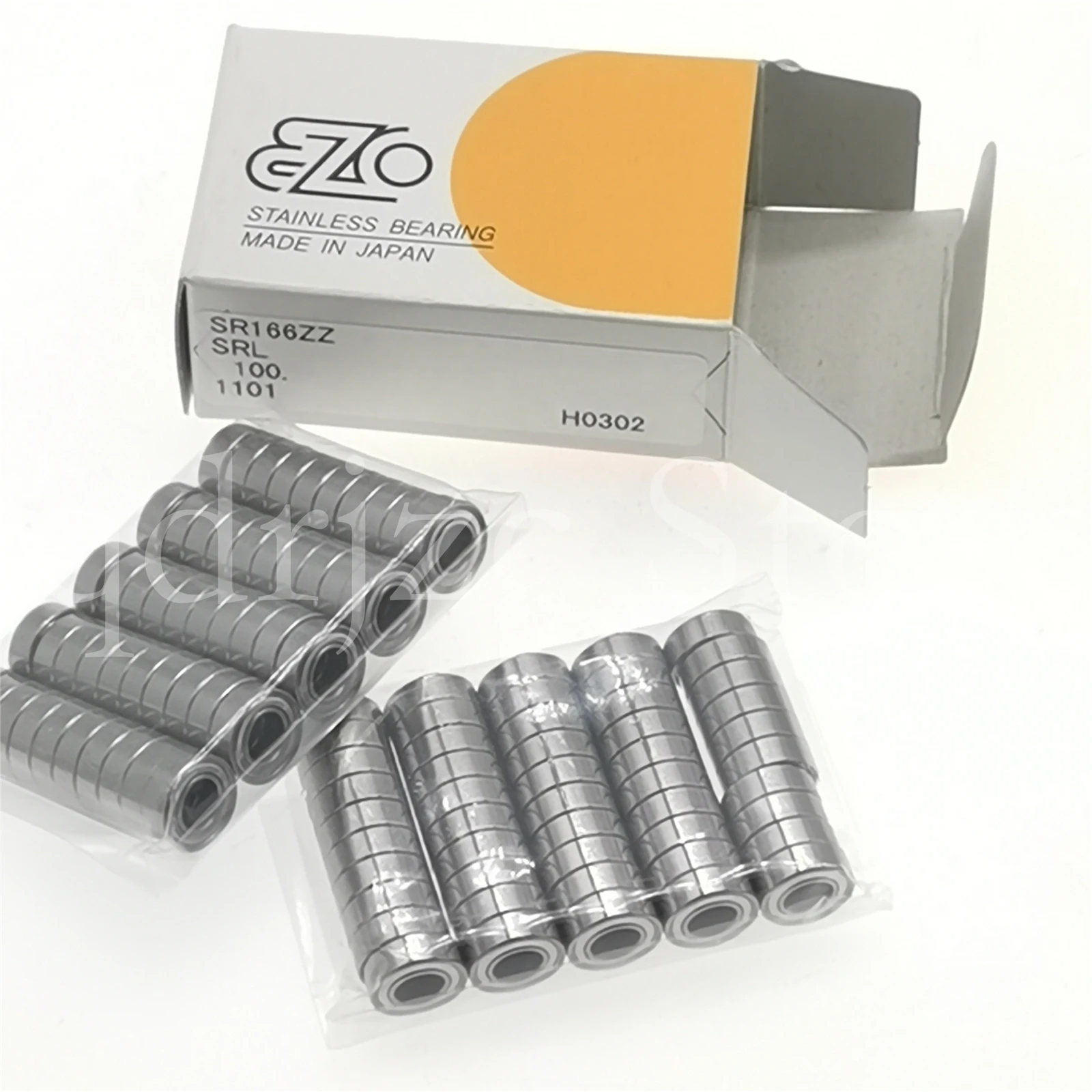 (10 PCS) Inch miniature bearing SR166ZZ = DDRI-6632ZZ X3/16ZZ SR1224-2Z 4763B-2Z ULZ6312 SS6316CHH 4.762x9.525x3.175mm