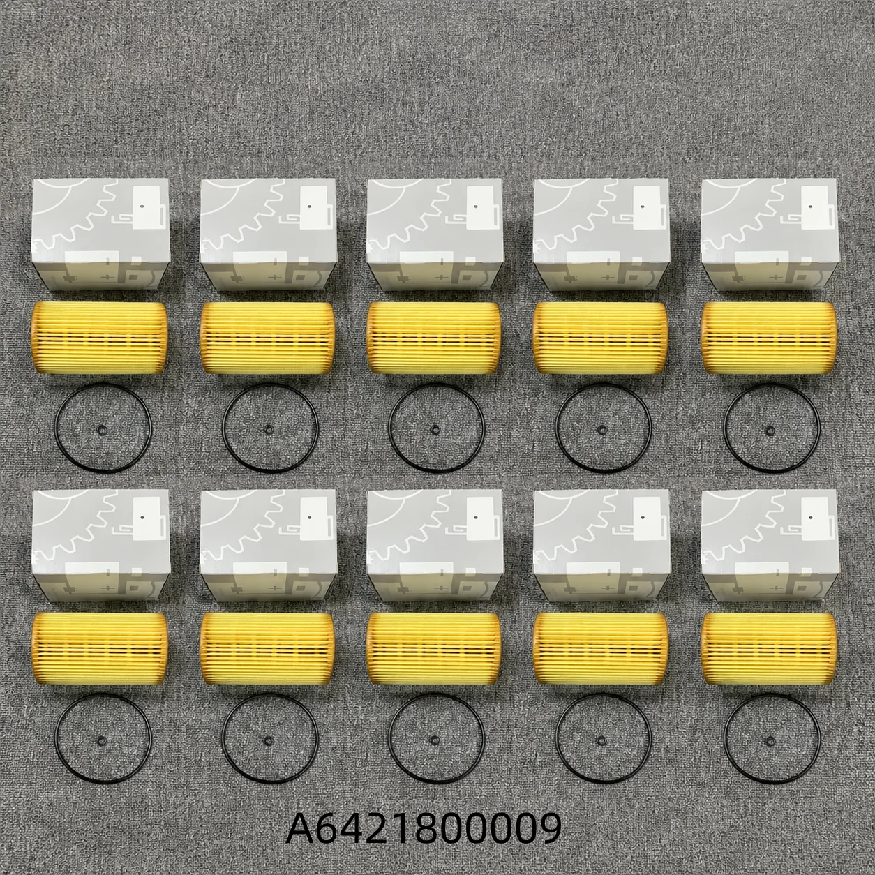 10PCS Car Oil Filter A6421800009 For Mercedes Benz W204 W211 W212 W221 W222 C300 C350 E280 E320 E350 S320 CDI d OM642 Engine