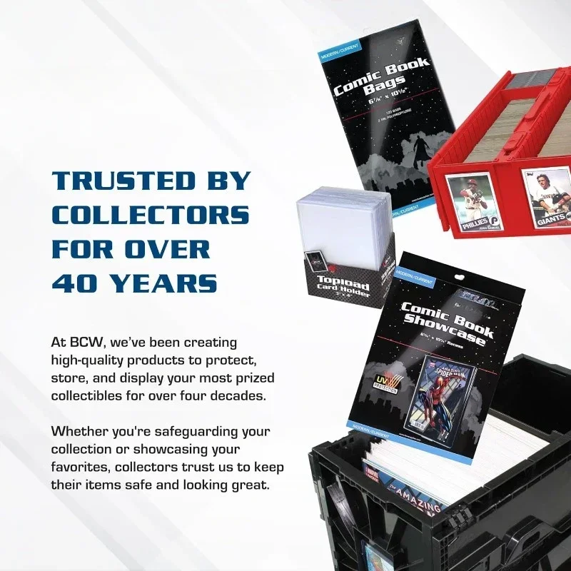 Hot Sellers.Collectible Card Bin  Includes 4 Card Storage Partitions | Loose Trading Card Storage for Pokemon, MTG, and Sports.N