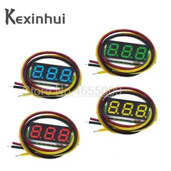 0.28 inch DC 0-100V 2/3 Wire Mini Gauge voltage meter Voltmeter LED Display Digital Panel Voltmeter Meter Detector Monitor Tools