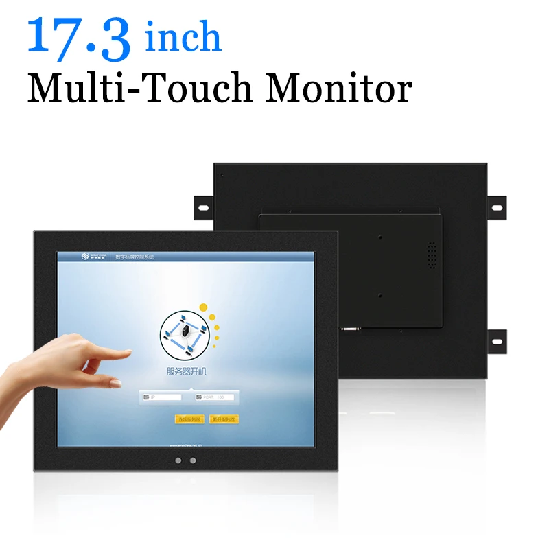 

IP65 Waterproof 17.3 inch Multi Touch Monitor Wall hanging Cabinet Touch Screen Monitor LCD Computer Monitor